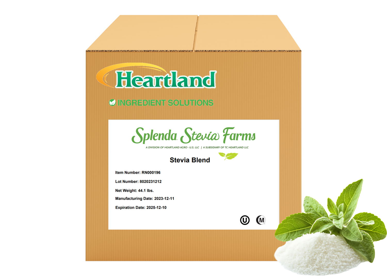 splenda stevia farms stevia blend carton